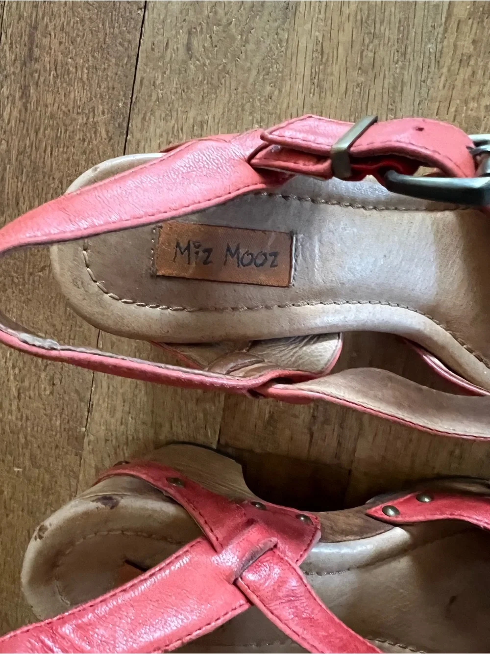 Miz Mooz leather upper